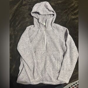 Purple Half-Zip North Face Hoodie